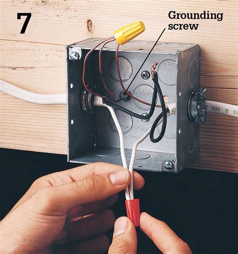 grounding screws for metal boxes|wiring outlet metal box.